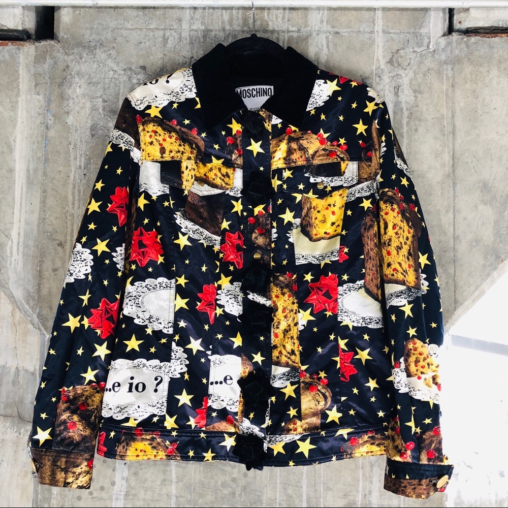 MOSCHINO JEANS Vintage Panettone Jacket Skirt Set